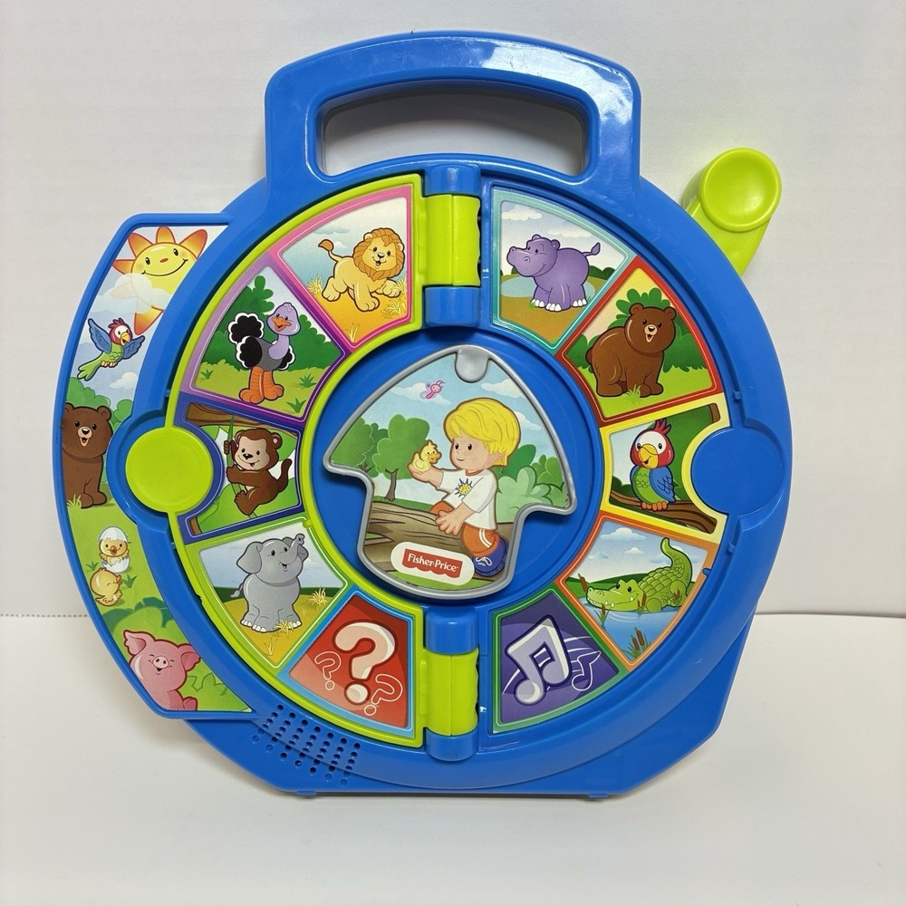 Fisher Price Little People The Farmer and Jungle Says See N Say Animal Sounds
